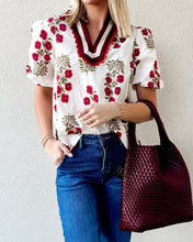 Load image into Gallery viewer, Holly Berry Bloom Top
