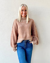 Load image into Gallery viewer, Caramel Cloud Knit Sweater
