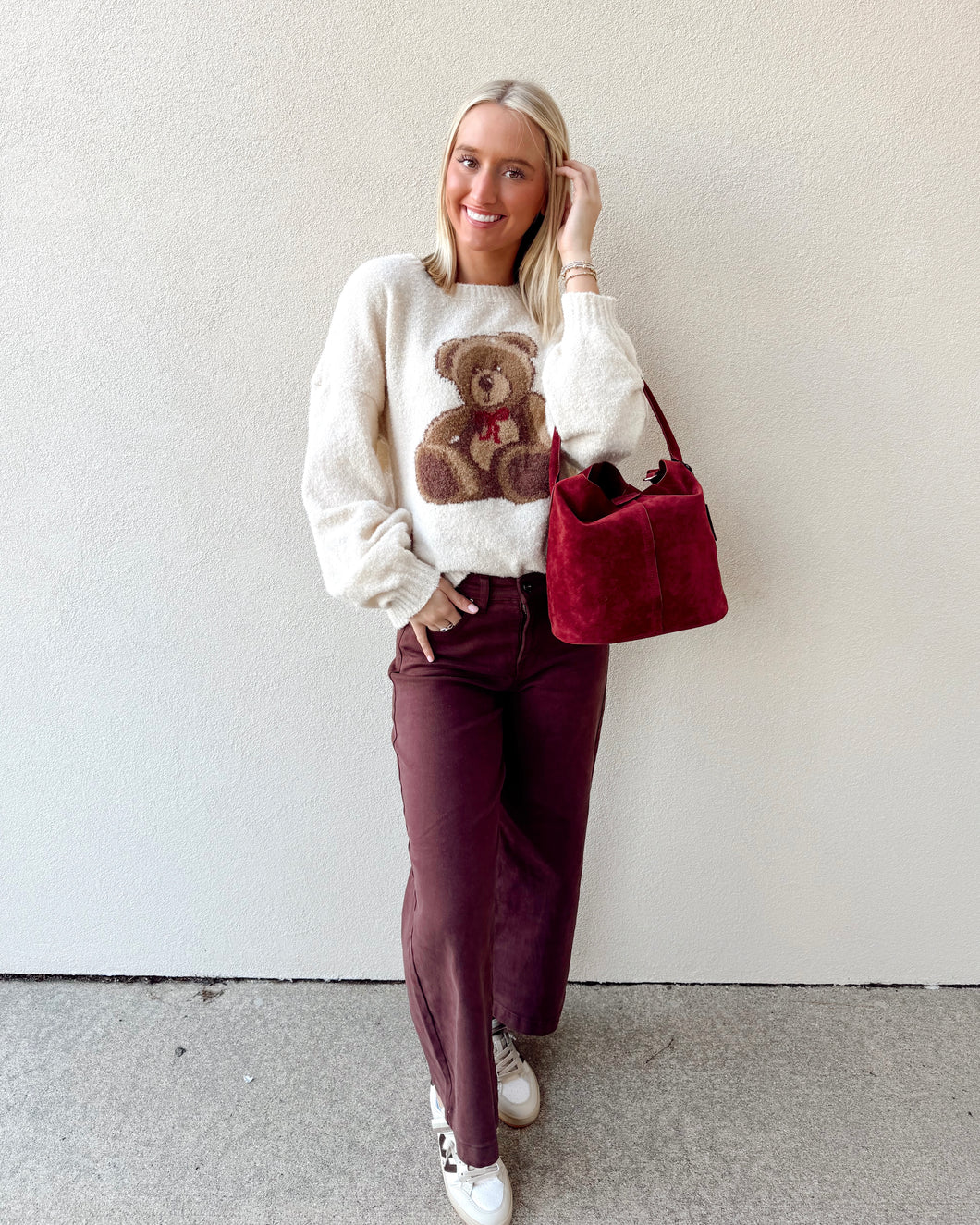 Cozy Cuddles Teddy Bear Sweater