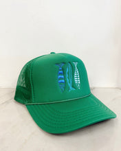 Load image into Gallery viewer, La Fête Goods - Sardine Trucker Hat in Kelly Green
