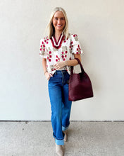 Load image into Gallery viewer, Holly Berry Bloom Top
