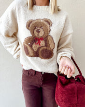 Load image into Gallery viewer, Cozy Cuddles Teddy Bear Sweater
