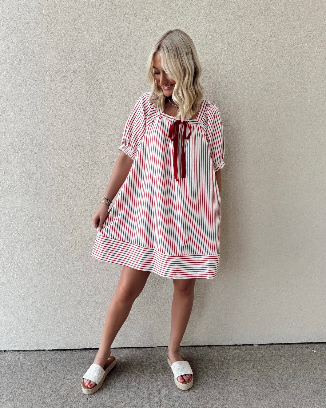Pier My Way Stripe Dress