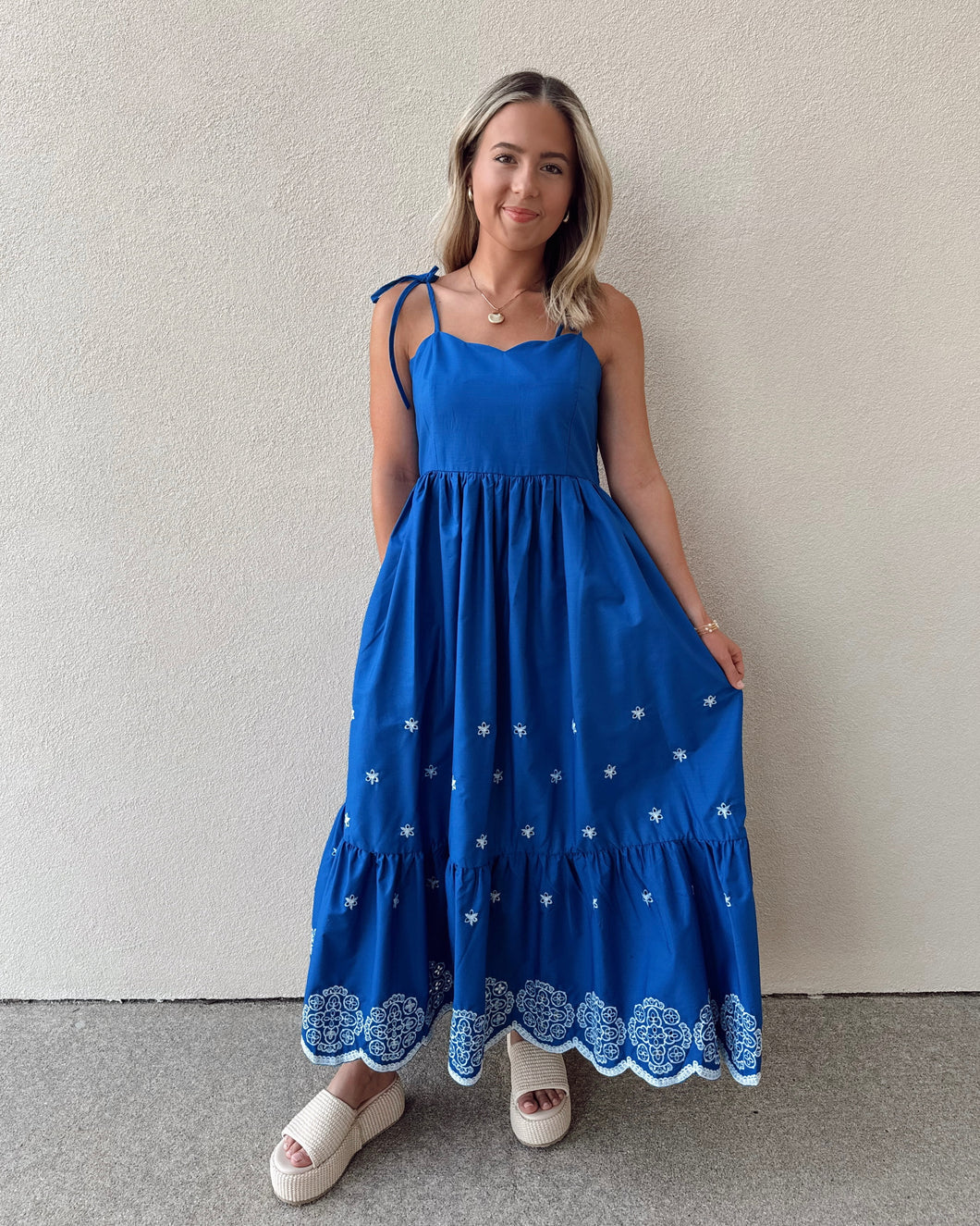Santorini Daydream Midi Dress