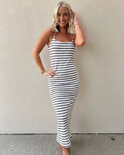 Load image into Gallery viewer, Dockside Stripes Maxi Dress
