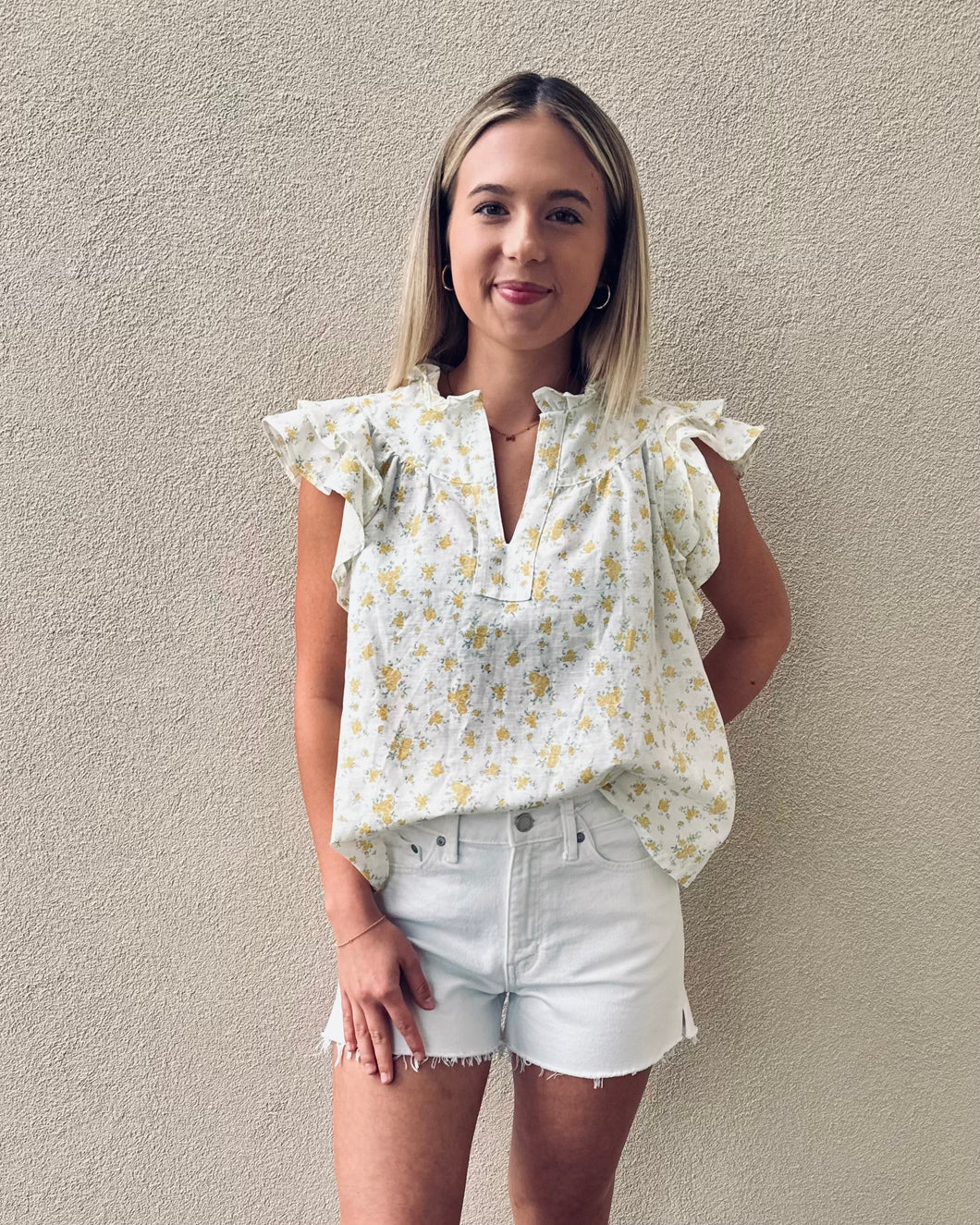 Sunny Days Floral Top