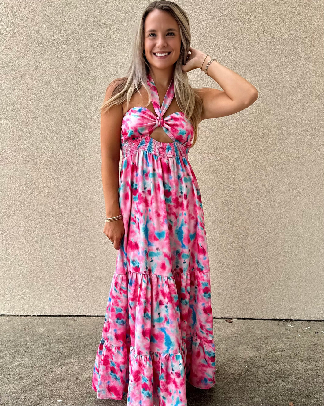 Cotton Candy Skies Maxi Dress