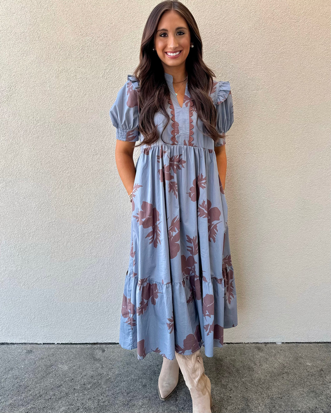 Botanical Bliss Maxi Dress