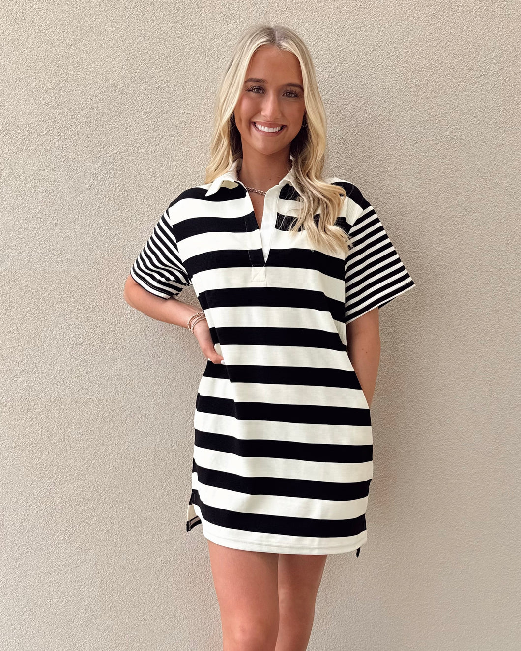 Going Places Stripe Dress