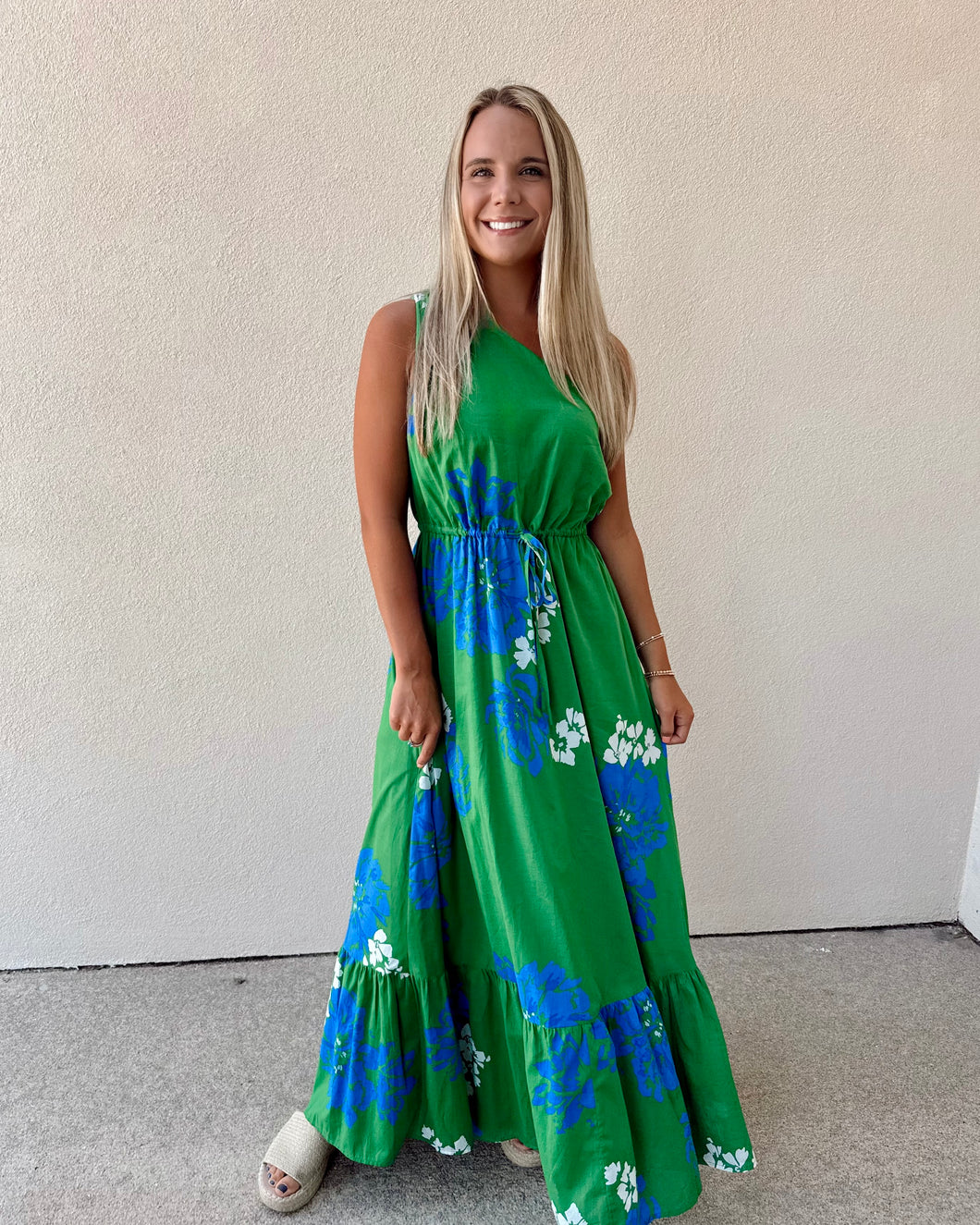 Summer Blooms Floral Maxi Dress