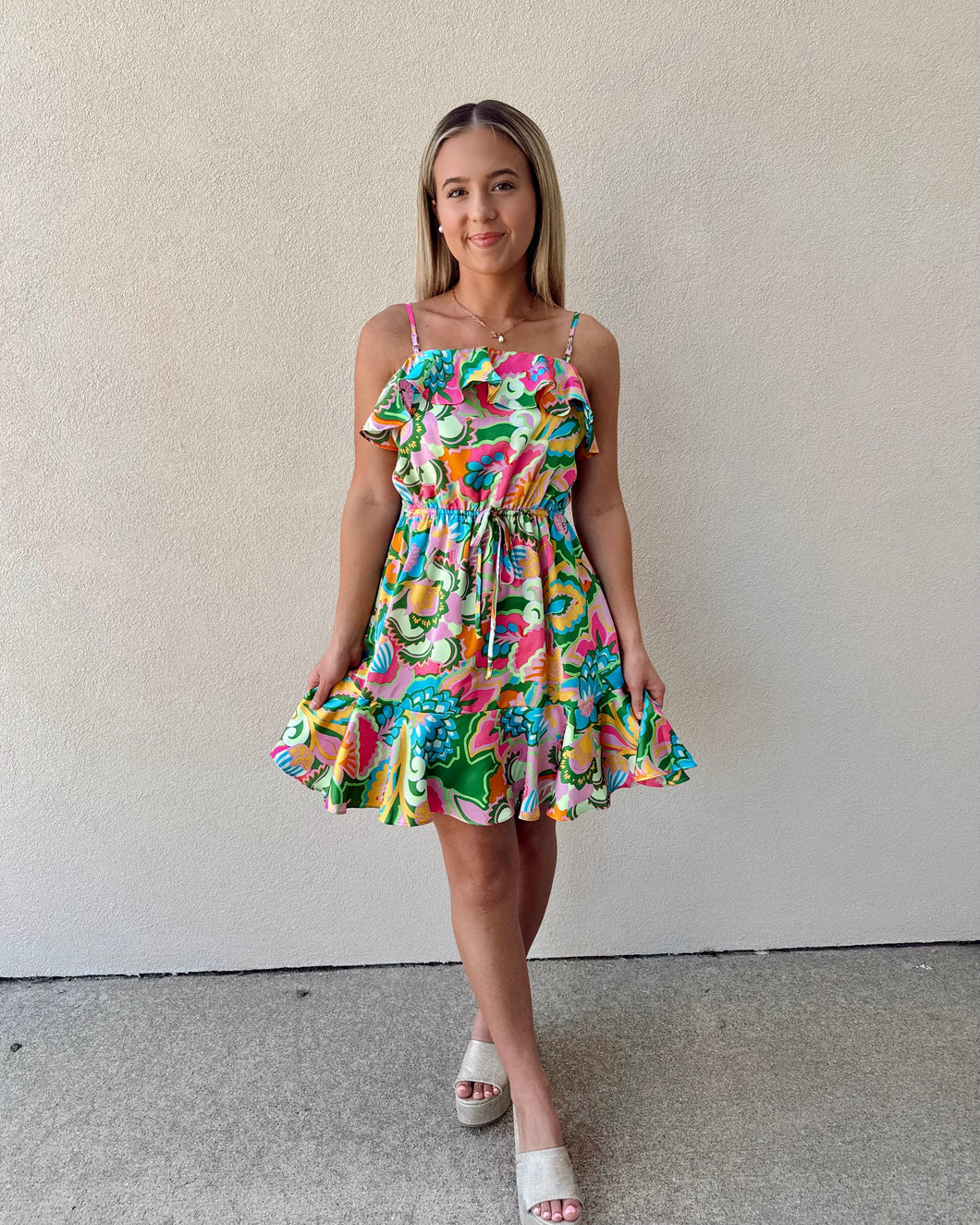 Mai Tais & Tikis Floral Dress