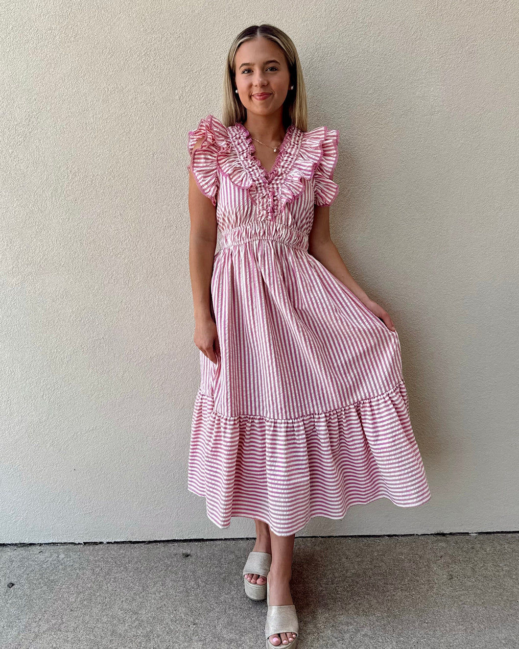 Darling Daydream Dress-Pink