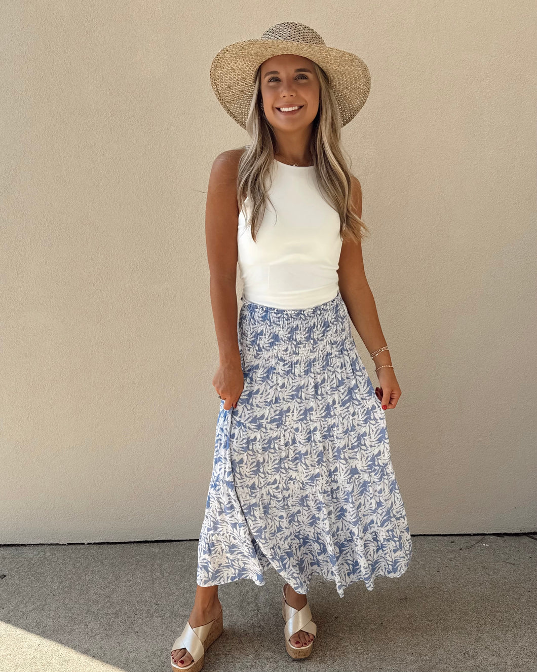 Summer Breeze Floral Skirt