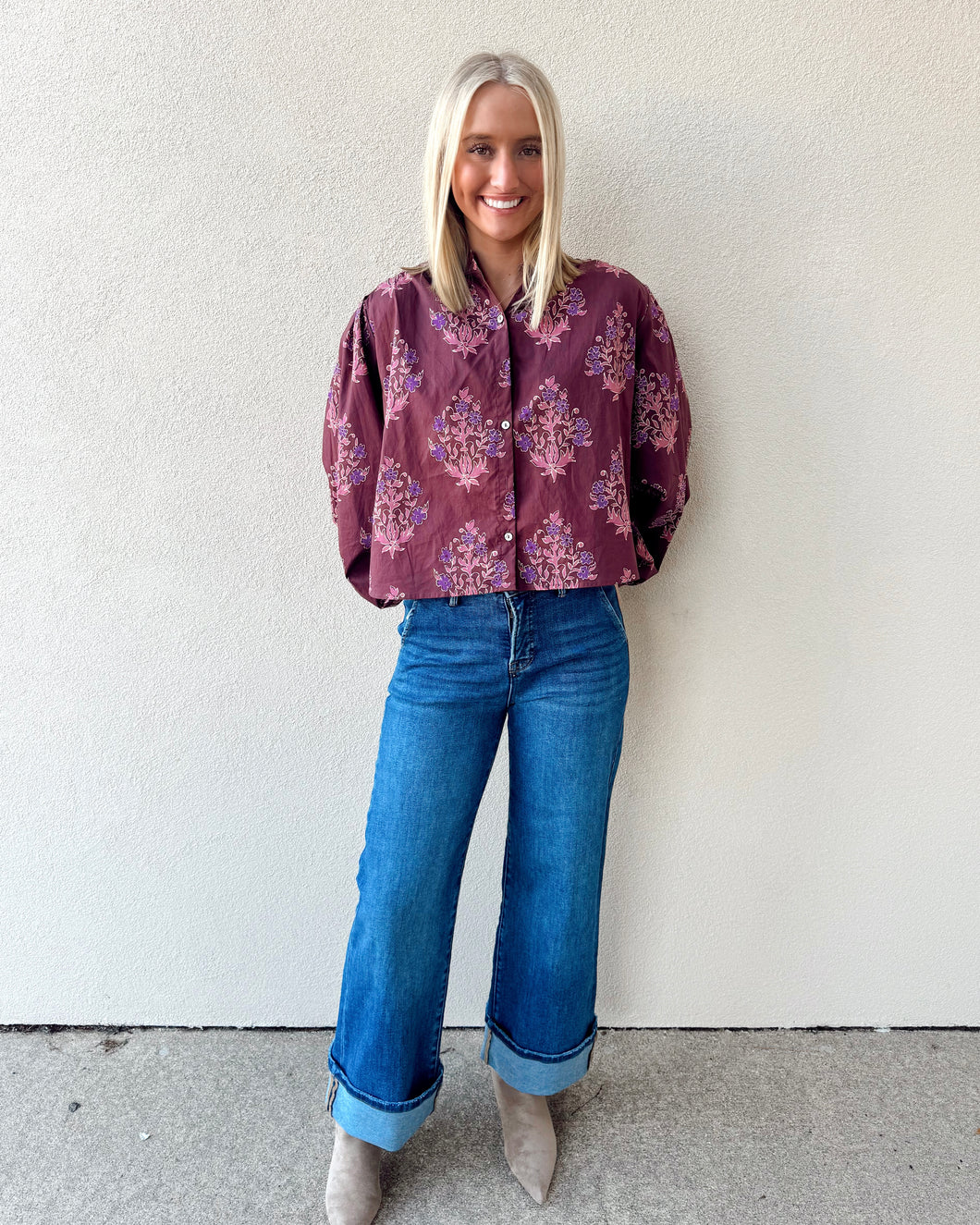 Beautiful Blooms Floral Top