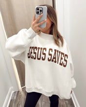 Load image into Gallery viewer, JESUS SAVES Mockneck Pullover
