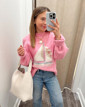 Load image into Gallery viewer, Pink Tide Sailboat Sweater
