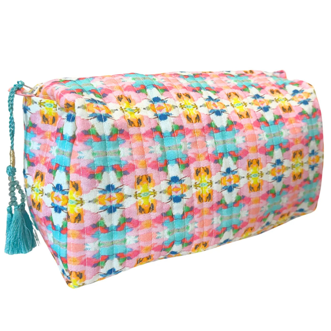 Sunmer Pink Large Cosmetic Bag
