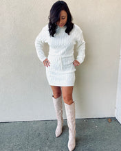 Load image into Gallery viewer, Cream &amp; Sugar Sweater Dress

