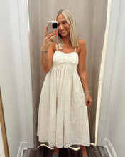 Load image into Gallery viewer, Sweetest Dream Eyelet Midi Dress

