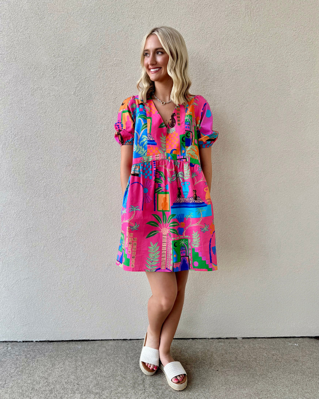 Tropic Time Mini Dress