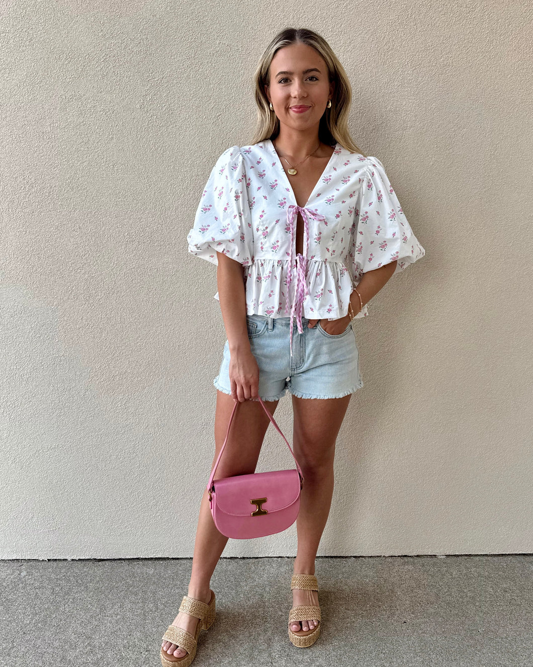 Brunch & Bubbly Floral Top