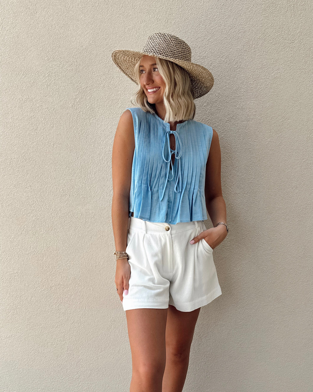 Summer Outings Top - Blue