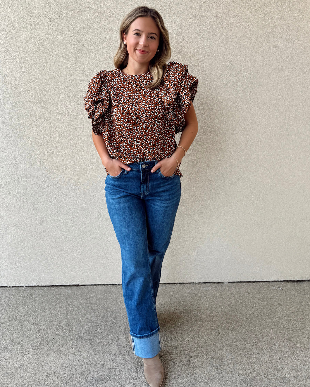 Spotted & Chic Top
