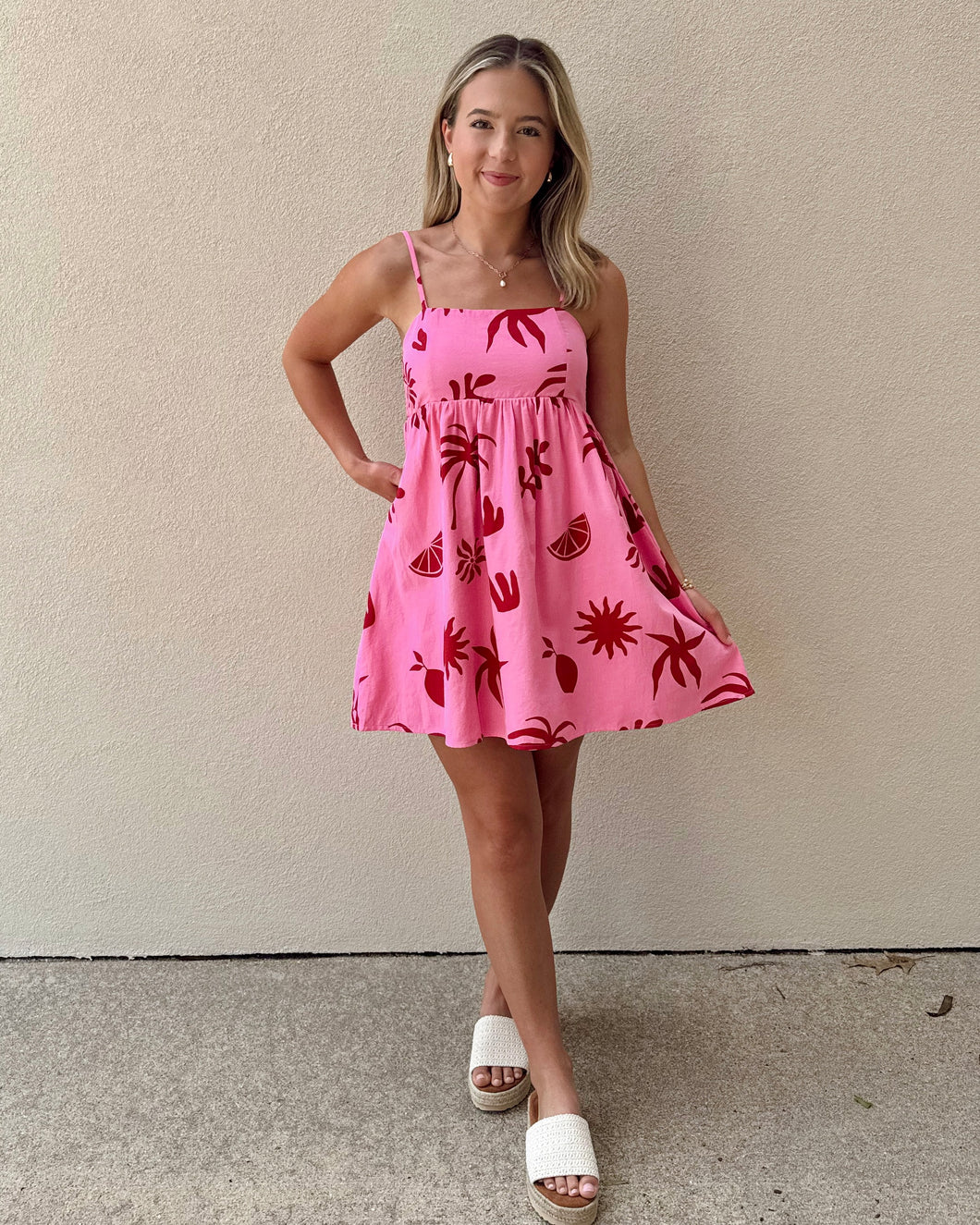 Sunset Sangria Mini Dress