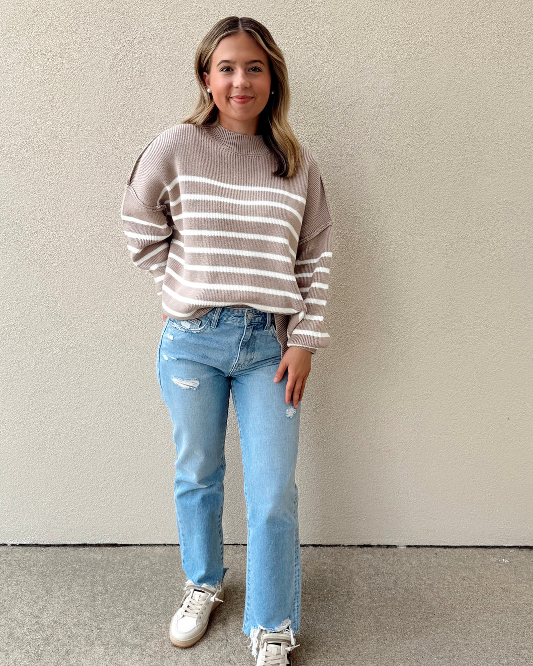 Warm Wishes Striped Sweater