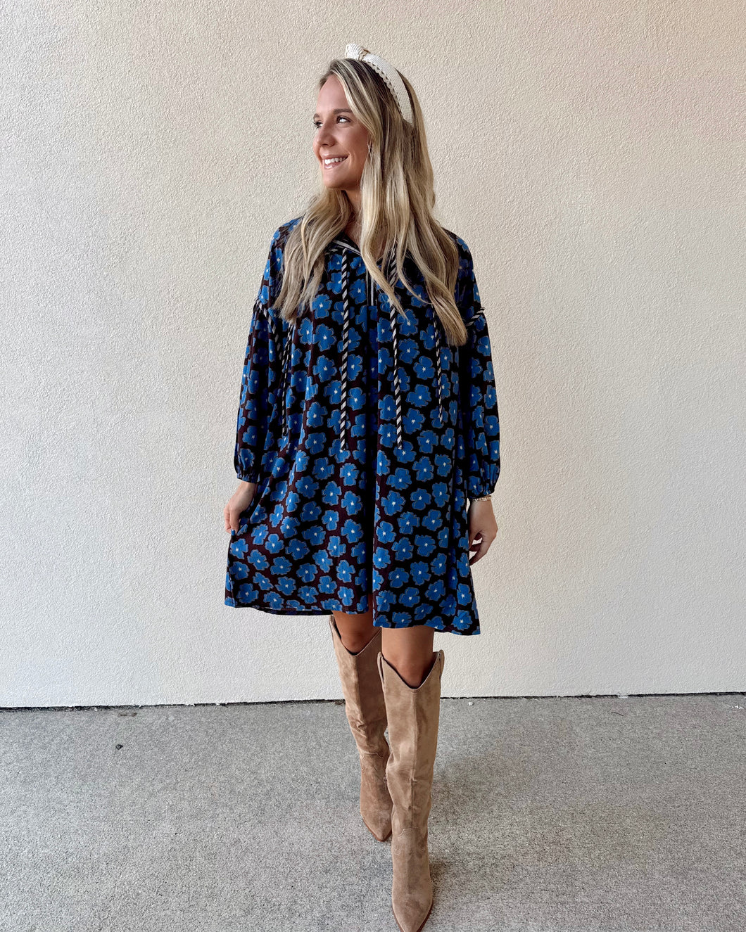Harvest Sky Floral Dress
