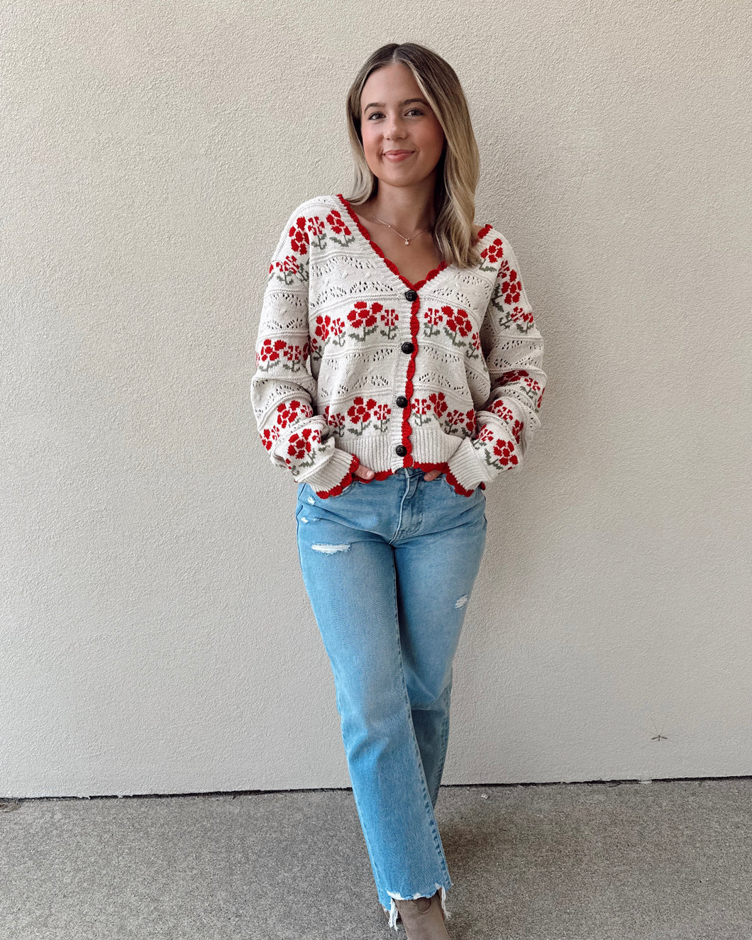 First Pick Floral Cardigan