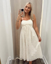 Load image into Gallery viewer, Sweetest Dream Eyelet Midi Dress
